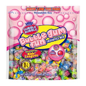 Dubble Bubble Bubble Gum Fun Assorted Flavors, 27 OZ Bag