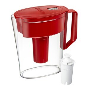 Brita Small 6 Cup Water Filter Pitcher With 1 Standard Filter, BPA Free - SOHO, Red , CVS