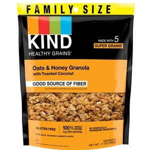 KIND FAMILY PACK GRANOLA, OATS AND HONEY, 17OZ
