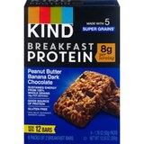 KIND Breakfast Protein Bar, Peanut Butter, Banana & Dark Chocolate, 6ct, 1.76 oz, thumbnail image 1 of 3