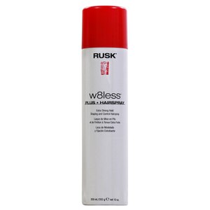 Rusk Designer Collection W8less Plus Extra Strong Hold Shaping And Control Hair Spray, 10 Oz , CVS