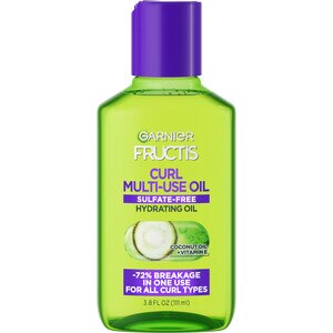 Garnier Fructis Curl Multi-Use Hydrating Oil for All Curl Types, 3 Uses, 3.8 OZ