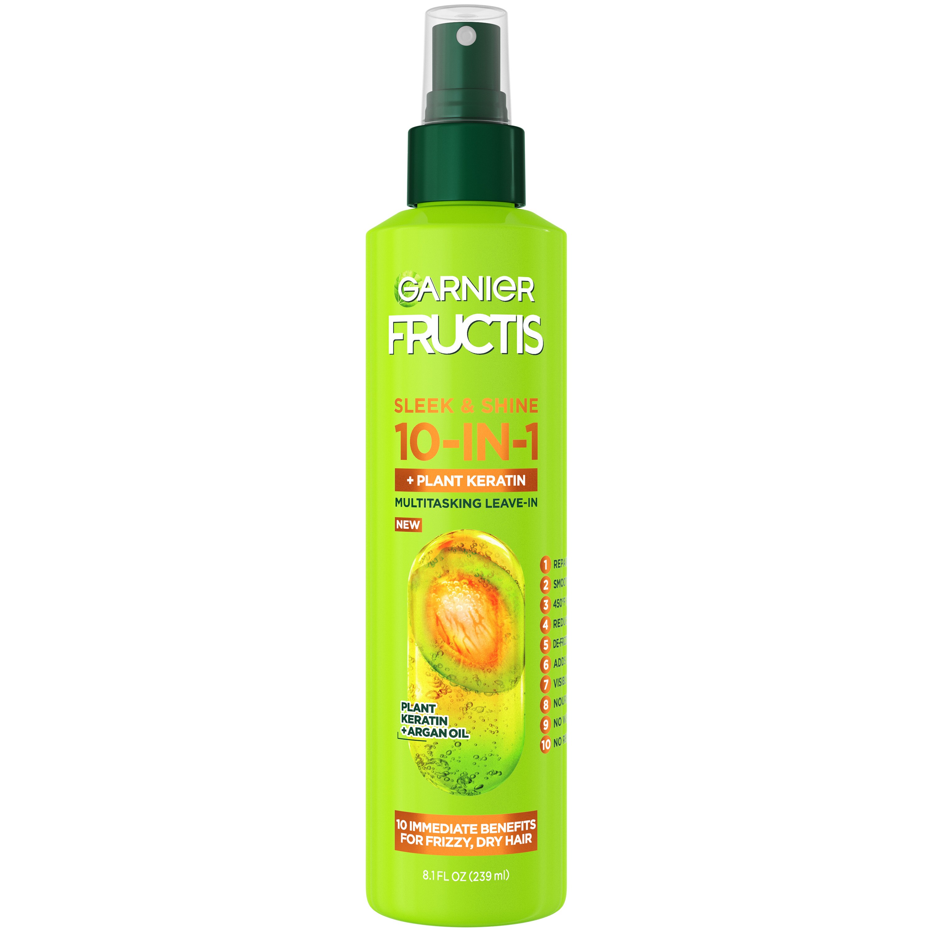 Garnier Fructis Sleek & Shine 10-in-1 Leave-In Spray, 8.1 Oz , CVS