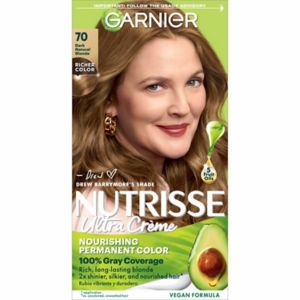 Garnier Nutrisse Nourishing Permanent Hair Color Creme, 70 Dark Natural Blonde , CVS