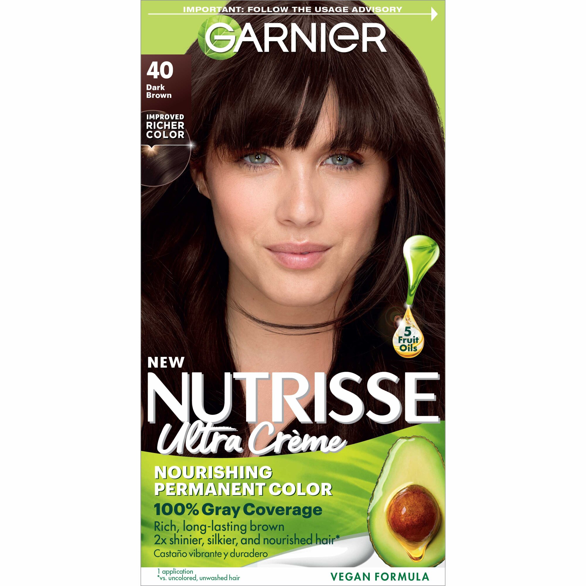 Garnier Nutrisse Nourishing Permanent Hair Color Creme