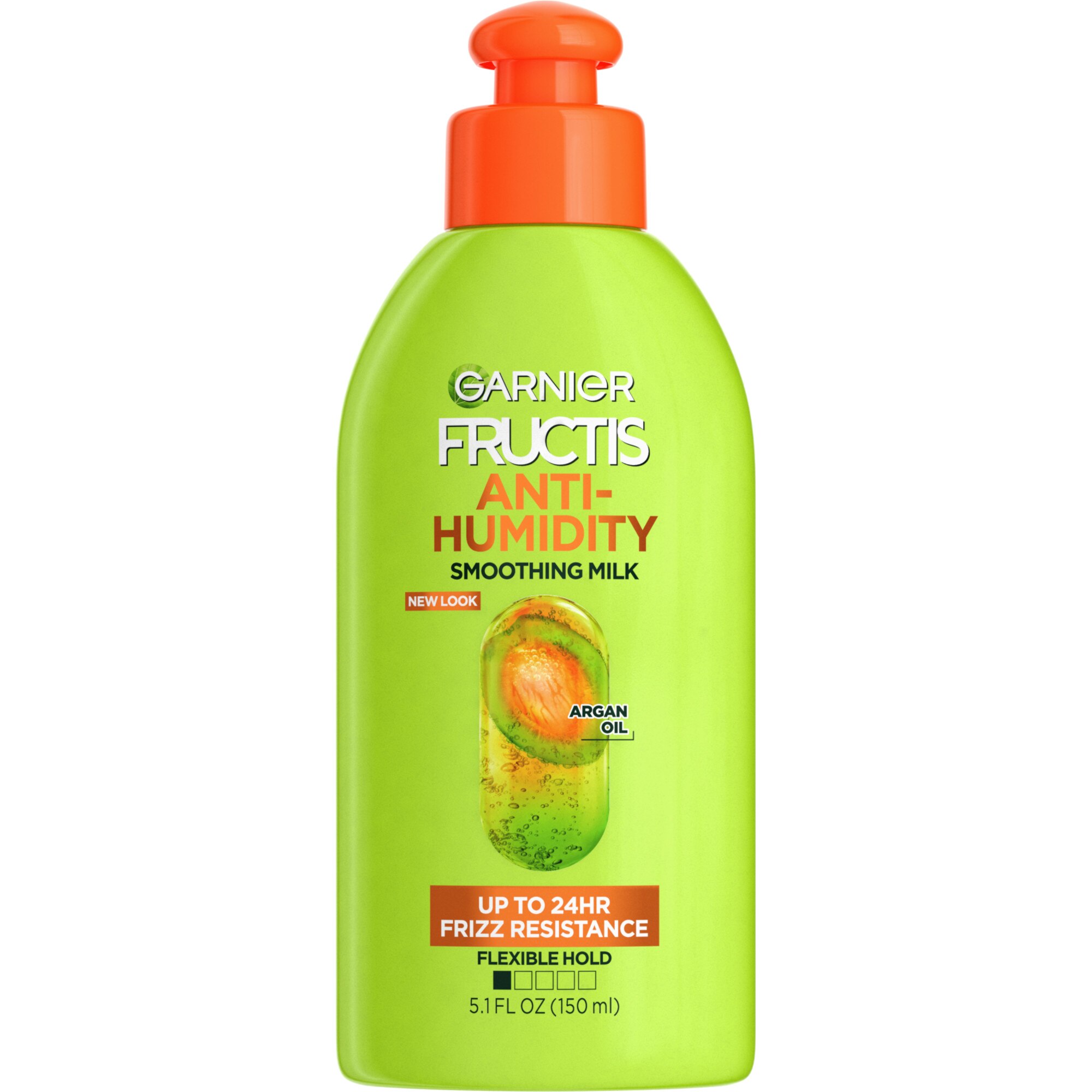 Garnier Fructis Sleek & Shine - Leche suavizante antihumedad