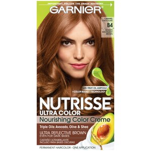 Garnier Nutrisse Ultra Color Nourishing Bold Permanent Hair Color Creme, B4  Caramel Chocolate - CVS Pharmacy