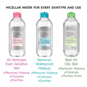 garnier makeup water