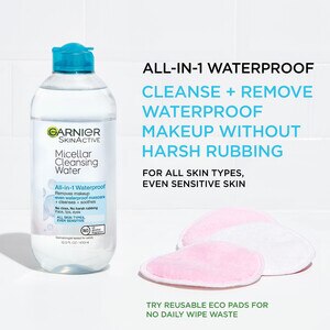 mineral water makeup remover