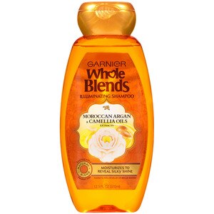 Garnier Whole Blends Illuminating Shampoo Moroccan Argan & Camellia Oils Extracts