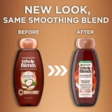 Garnier Whole Blends Coconut Oil & Cocoa Butter Smoothing Shampoo, 12.5 OZ, thumbnail image 4 of 9