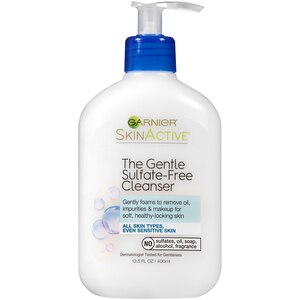Garnier SkinActive - Espuma suave de limpieza para el rostro, sin sulfato, 13.5 oz