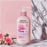 Garnier SkinActive Soothing Milk Face Wash with Rose Water, 6.7 OZ, thumbnail image 4 of 5