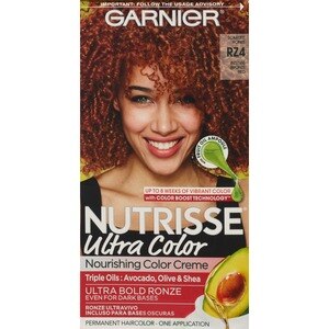 Garnier Nutrisse Ultra Color Nourishing Hair Color Creme, Intense Bronze Red, Scarlet Ronze , CVS