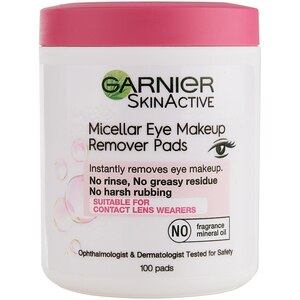 Garnier SkinActive Micellar Eye Makeup Remover Cotton Pads - 100 Ct , CVS