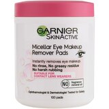Garnier SkinActive Micellar Eye Makeup Remover Cotton Pads, thumbnail image 1 of 1