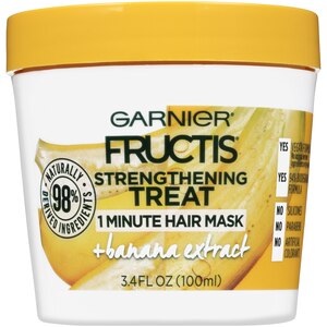 Garnier Fructis Strengthening Hair Treat, Banana Extract, 3.4 OZ