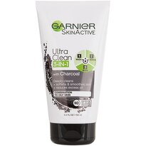 Garnier SkinActive - Gel de limpieza, exfoliante y mascarilla para el rostro 3 en 1 con carbón