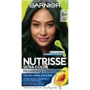Garnier Nutrisse Ultra Color Nourishing Hair Color Creme, Dark Matcha , CVS