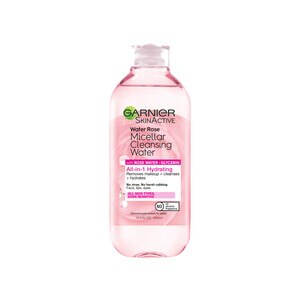 Garnier SkinActive - Agua micelar de limpieza con agua de rosas, 13.5 oz