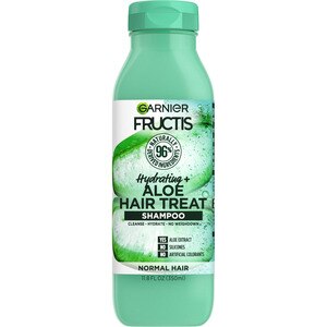  Garnier Fructis Hydrating Treat Shampoo, For Normal Hair, Aloe, 11.8 OZ 