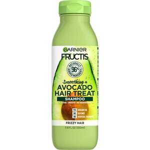  Garnier Fructis Smoothing Treat Shampoo, For Frizzy Hair, Avocado, 11.8 OZ 
