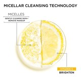 Garnier SkinActive Micellar Cleansing Water with Vitamin C, thumbnail image 5 of 9