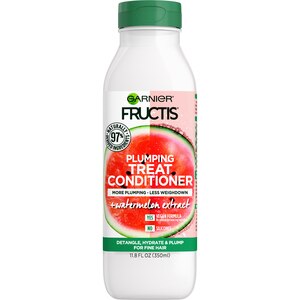 Garnier Fructis Plumping Treat Conditioner with Watermelon for Fine Hair, 11.8 OZ