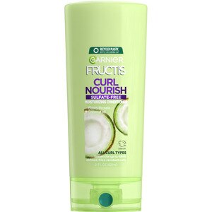 Garnier Fructis Curl Nourish Paraben-Free Conditioner Infused with Coconut Oil & Glycerin, 21 OZ