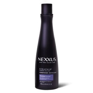 Nexxus Keraphix Silicone-Free Protein Fusion Conditioner for Damaged Hair With Keratin and Black Rice Keraphix, 13.5 OZ