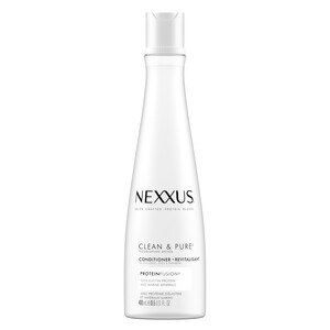Nexxus Clean and Pure Conditioner, Silicone, Dye, and Paraben Free With ProteinFusion For Nourished Hair, 13.5 OZ