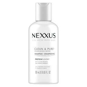 Nexxus Clean & Pure - Champú aclarante para nutrir el cabello y cuidar el cuero cabelludo, sin siliconas, tintes, parabenos ni sulfato, 3 o