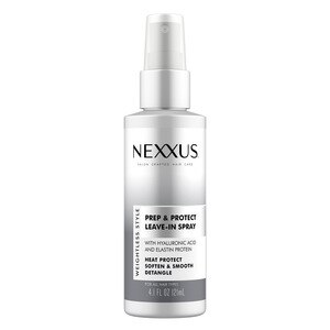 Nexxus Heat Protectant Weightless Style Detangler Prep & Protect Leave-In Spray, 4.1 OZ