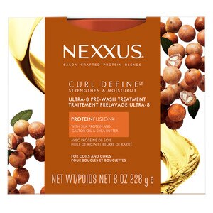 Nexxus Curl Define - Tratamiento prelavado Ultra-8, para cabello rizado y muy rizado, 8 oz