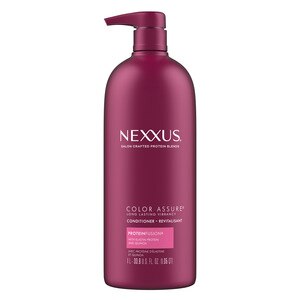 Nexxus Color Assure Restoring - Acondicionador con dispensador, 33 oz