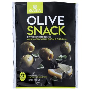 Gaea Green Olive Snack, 2.3 Oz , CVS