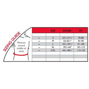 Cybertech Back Brace Size Chart