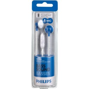 Philips In-Ear Earbud Headphones With Mic, Blue , CVS