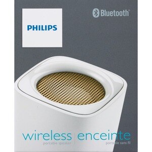 Philips Portable Bluetooth Speaker, White , CVS