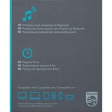 Philips Portable Bluetooth Speaker, White, thumbnail image 4 of 7