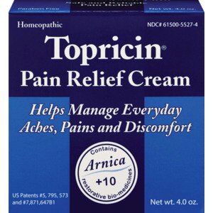 Topricin Pain Relief Cream, 4 OZ