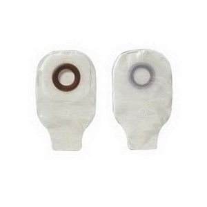 Hollister Karaya 5 1 Piece Pre Cut Drainable Mini Pouch with Porous Paper Tape 1 1/2 in. Stoma, 30CT