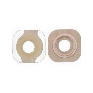 Hollister New Image 2 Piece Pre Cut FlexWear Flat Skin Barrier with Tape Border 1 3/4 in. Stoma, 5CT