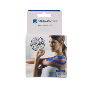 StrengthTape Kinesiology Precut Tape 5M, Royal Blue , CVS