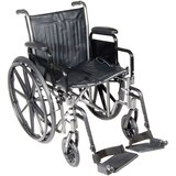 McKesson Wheelchair, 18 Inch Seat Width, 300 lbs. Weight Capacity, thumbnail image 1 of 3