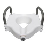 McKesson Raised Toilet Seat, 300 lbs. Weight Capacity, White, 17 X 16-1/2 X 5 Inch, thumbnail image 1 of 5