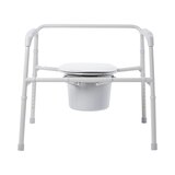 McKesson Commode Chair 13-3/4 Inch Seat Width 650 lbs. Weight Capacity, Gray, thumbnail image 3 of 5
