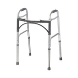 McKesson Folding Walker 350 lbs. Weight Capacity, Silver, thumbnail image 1 of 5