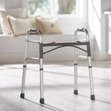 McKesson Folding Walker 350 lbs. Weight Capacity, Silver, thumbnail image 5 of 5