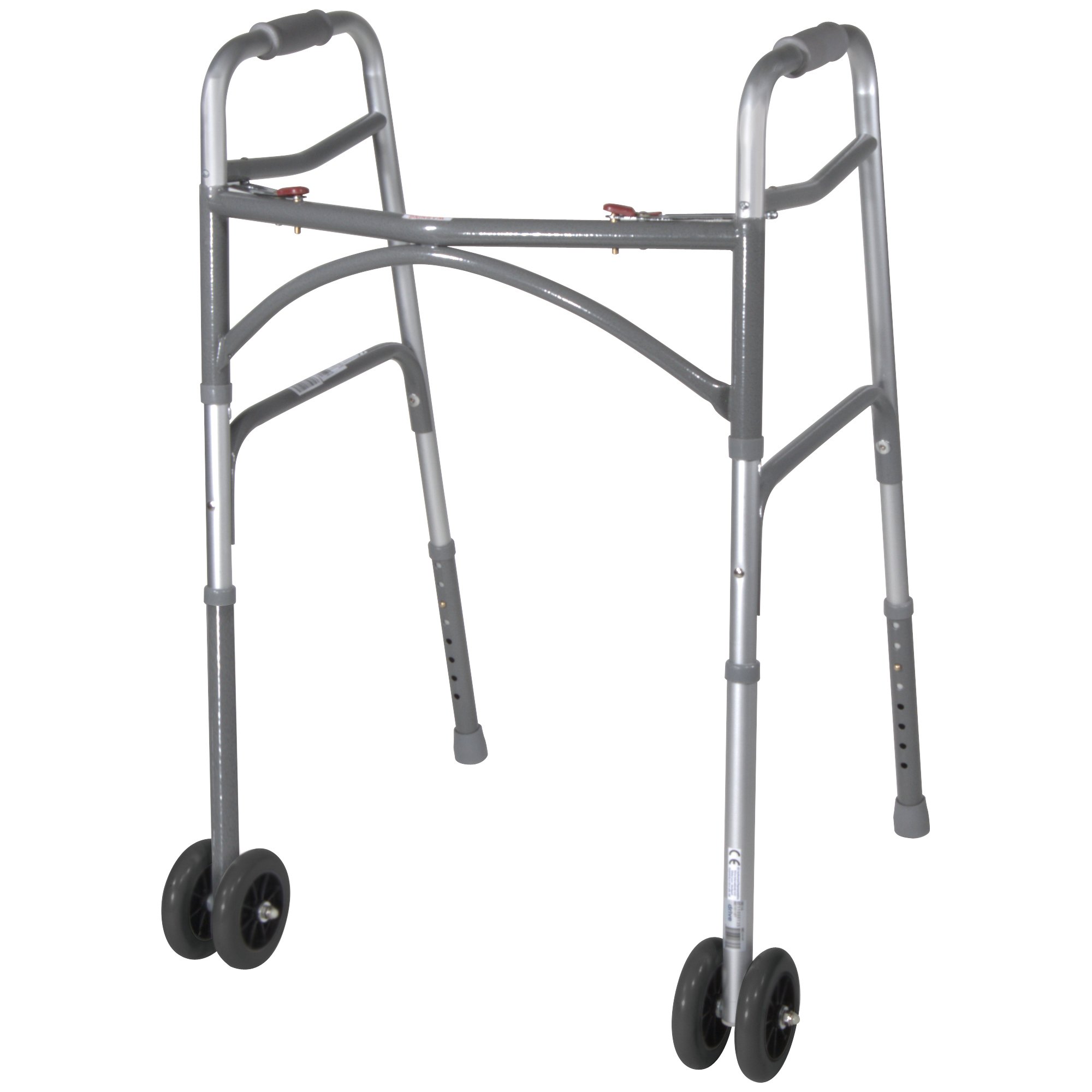 McKesson Bariatric Folding Walker 500 Lbs. Weight Capacity, Silver , CVS